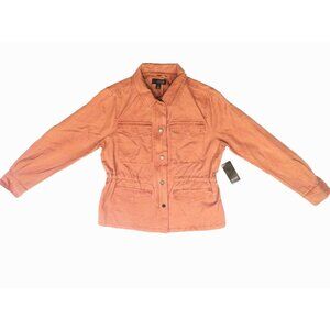 a.n.a A New Approach Utility Jacket S Pink Zip